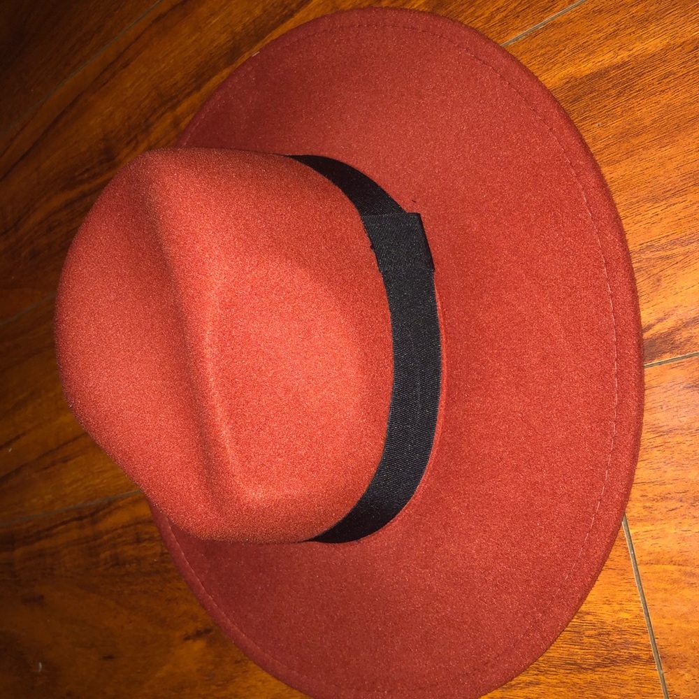 RUST COPPER Felt Panama Fedora - Picture 5 of 8